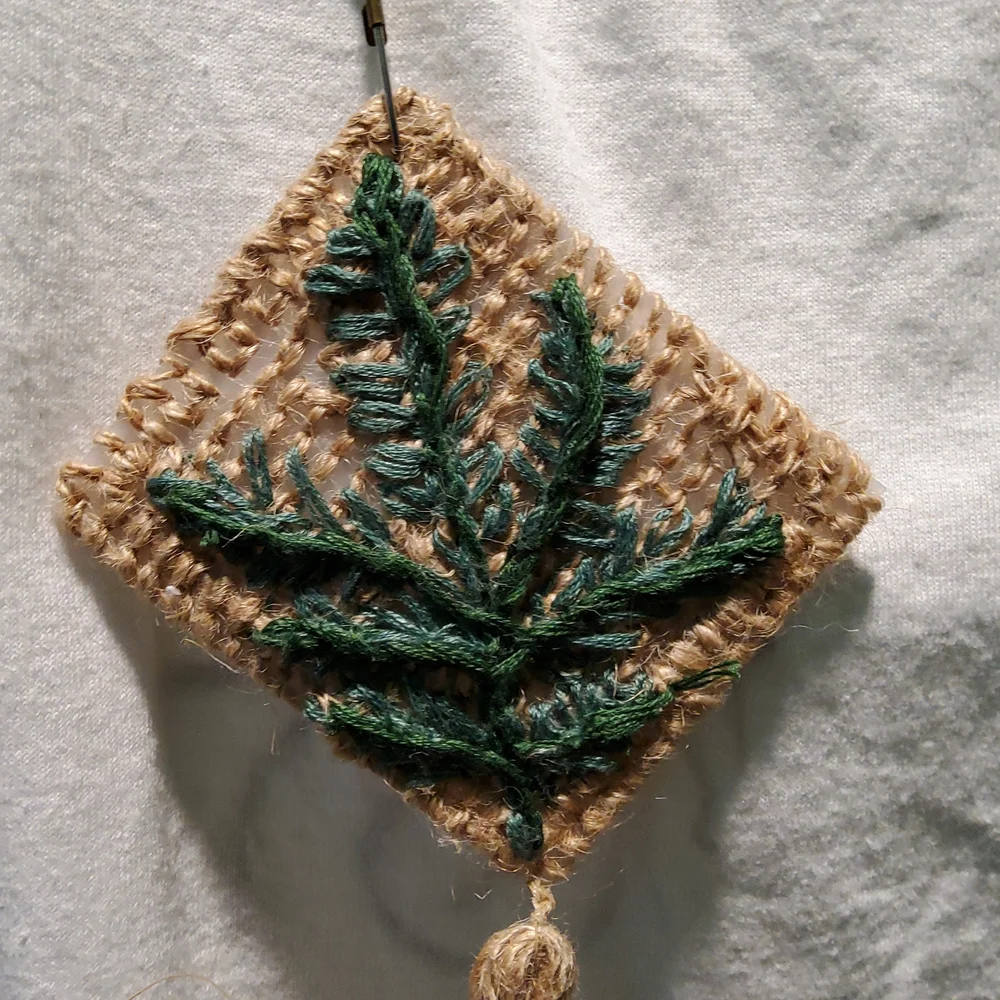 Natural Fiber Key Chains